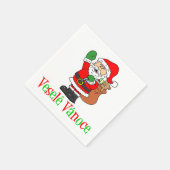Serviette En Papier Vesele Vanoce Tchèque Noël Père Noël (Coin)