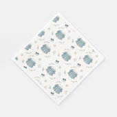 Serviette En Papier Vêtements Boho minimaux mignons Baby shower Motif (Coin)
