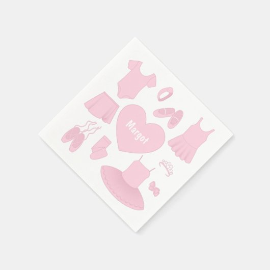 Serviette En Papier Vêtements de Ballet Papier Napkin - Arrière - plan (Coin)