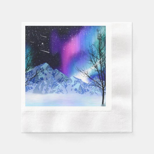 Serviette En Papier Vêtements d'hiver (Devant)