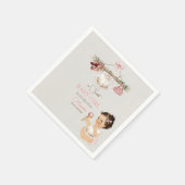 Serviette En Papier Vêtements pour bébé Baby shower pour fille rose iv (Coin)