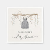 Serviette En Papier Vêtements pour garçon Baby shower pour garçon Euca (Devant)