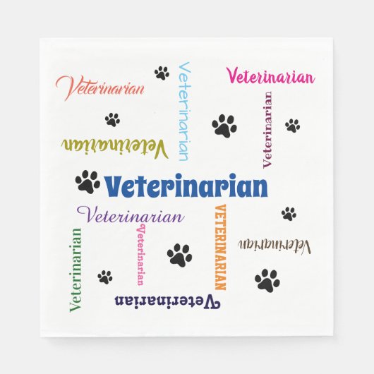 Serviette En Papier vétérinaire (Devant)