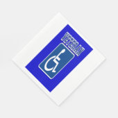 Serviette En Papier Vétérinaire handicapé handicapé (Coin)