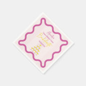 Serviette En Papier Veuve avant les Voeux Weekend de Fille (Coin)