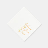 Serviette En Papier Veuve avant vows (Coin)