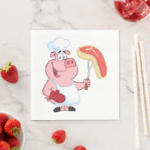 Serviette En Papier Viande de Cuisine de porc (En situation)