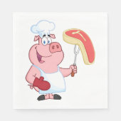Serviette En Papier Viande de Cuisine de porc (Devant)