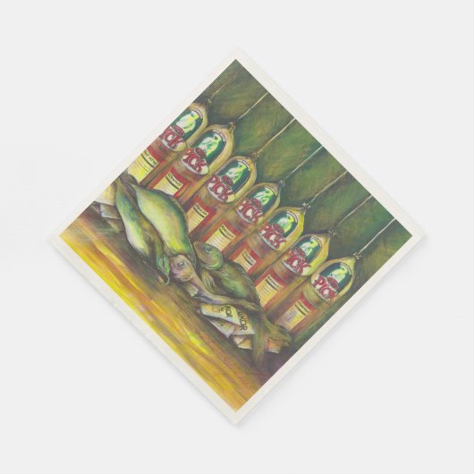 Serviette En Papier Viande sucrée (Coin)