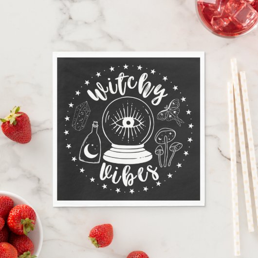Serviette En Papier Vibes de cuisine serviettes (En situation)