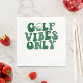 Serviette En Papier Vibes De Golf Seulement, Lover De Golf (En situation)