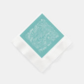 Serviette En Papier Vibes de Plage Tropicale (Coin)