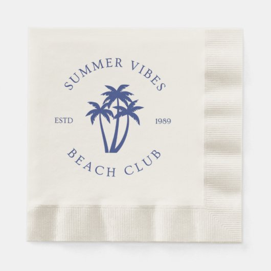 Serviette En Papier Vibes d'été (Devant)