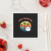 Serviette En Papier Vibes d'été - Éffrayant temps d'été classique (En situation)