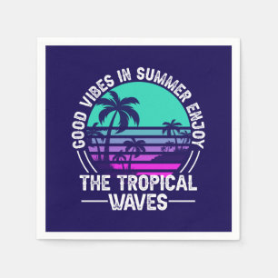 Serviette En Papier Vibes d'été tropicales-82646