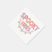 Serviette En Papier Vibes éffrayantes (Coin)