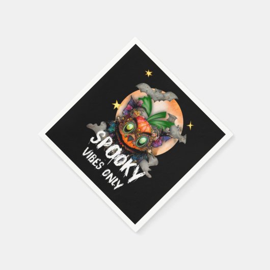 Serviette En Papier Vibes éffrayantes uniquement (Coin)