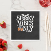 Serviette En Papier Vibes éffrayantes uniquement Halloween Sloth T-Shi (En situation)