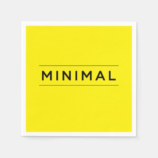 Serviette En Papier Vibes Minimales (Devant)