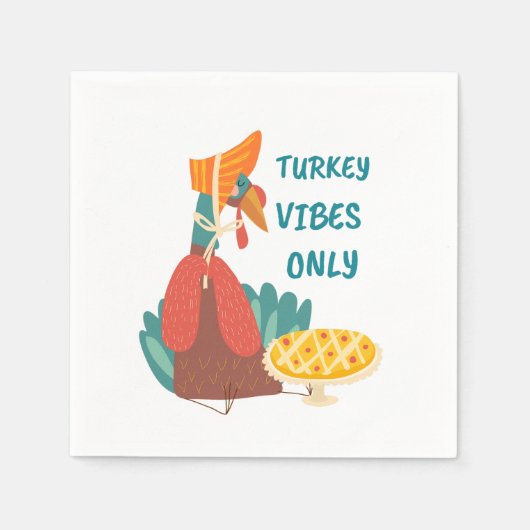Serviette En Papier Vibes Turquie uniquement Plaque en papier (Devant)