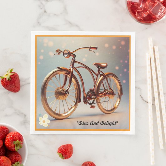 Serviette En Papier "Vibes Vintages" (En situation)