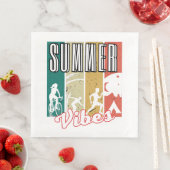 Serviette En Papier Vibes.w (En situation)