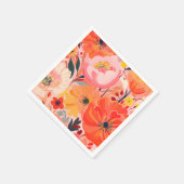 Serviette En Papier Vibrant Garden Party (Coin)