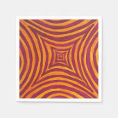 Serviette En Papier Vibrant Geometric Art (Devant)