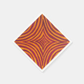 Serviette En Papier Vibrant Geometric Art (Coin)