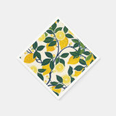 Serviette En Papier Vibrant Lemon Grove (Coin)