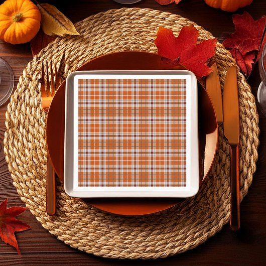 Serviette En Papier Vichy d'automne