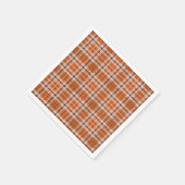 Serviette En Papier Vichy d'automne (Coin)