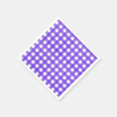 Serviette En Papier Vichy Lavande (Coin)