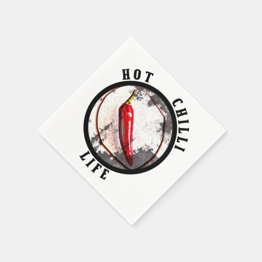 Serviette En Papier Vie chili chaude (Coin)