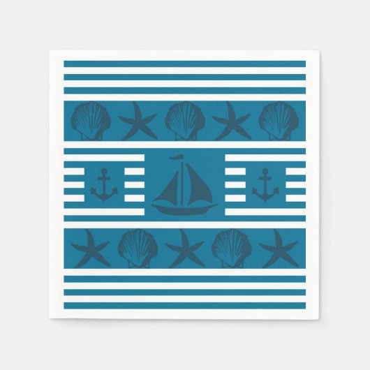 Serviette En Papier Vie marine (Devant)
