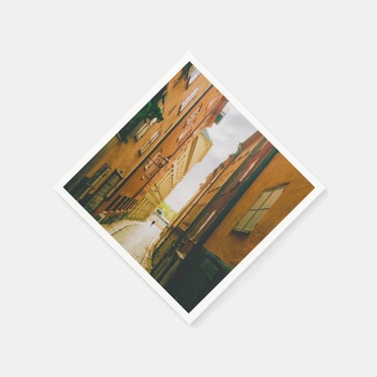 Serviette En Papier Vieille ville historique, Gamla Stan, Stockholm, S (Coin)