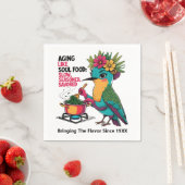 Serviette En Papier Vieillissement Comme Soul Food Party Serviettes Po (En situation)