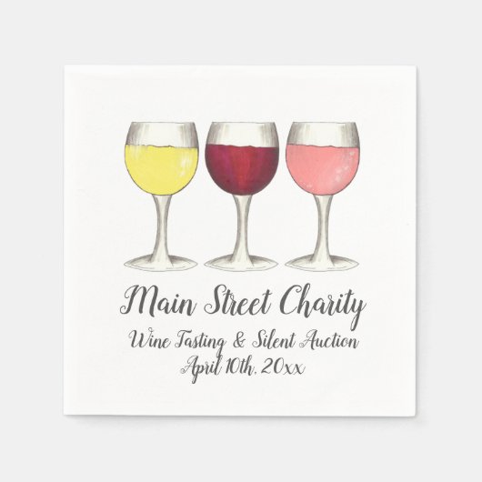 Serviette En Papier Viennoiseries Viennoiseries Viennoiseries Red Whit (Devant)