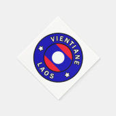 Serviette En Papier Vientiane Laos (Coin)