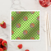 Serviette En Papier Vierge et rat de bois (En situation)