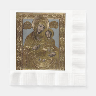Serviette En Papier Vierge Marie et l'enfant du Christ