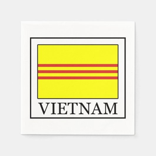 Serviette En Papier Vietnam (Devant)