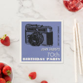 Serviette En Papier Vieux appareil photo 70e anniversaire Papier de fê (En situation)