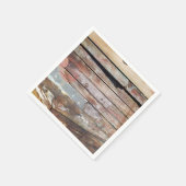 Serviette En Papier Vieux bois rustique bateau en bois plank (Coin)