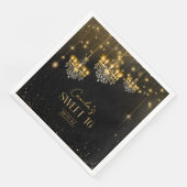 Serviette En Papier Vieux Hollywood Lustres Glam Sweet 16 ID1108 (Coin)