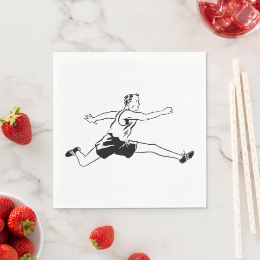Serviette En Papier Vieux Jours Hurdler (En situation)