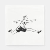 Serviette En Papier Vieux Jours Hurdler (Devant)