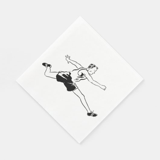 Serviette En Papier Vieux Jours Hurdler (Coin)