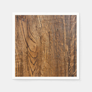 Serviette En Papier Vieux regard du bois de grain