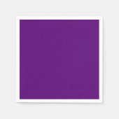 Serviette En Papier Vigne solide violet (Devant)